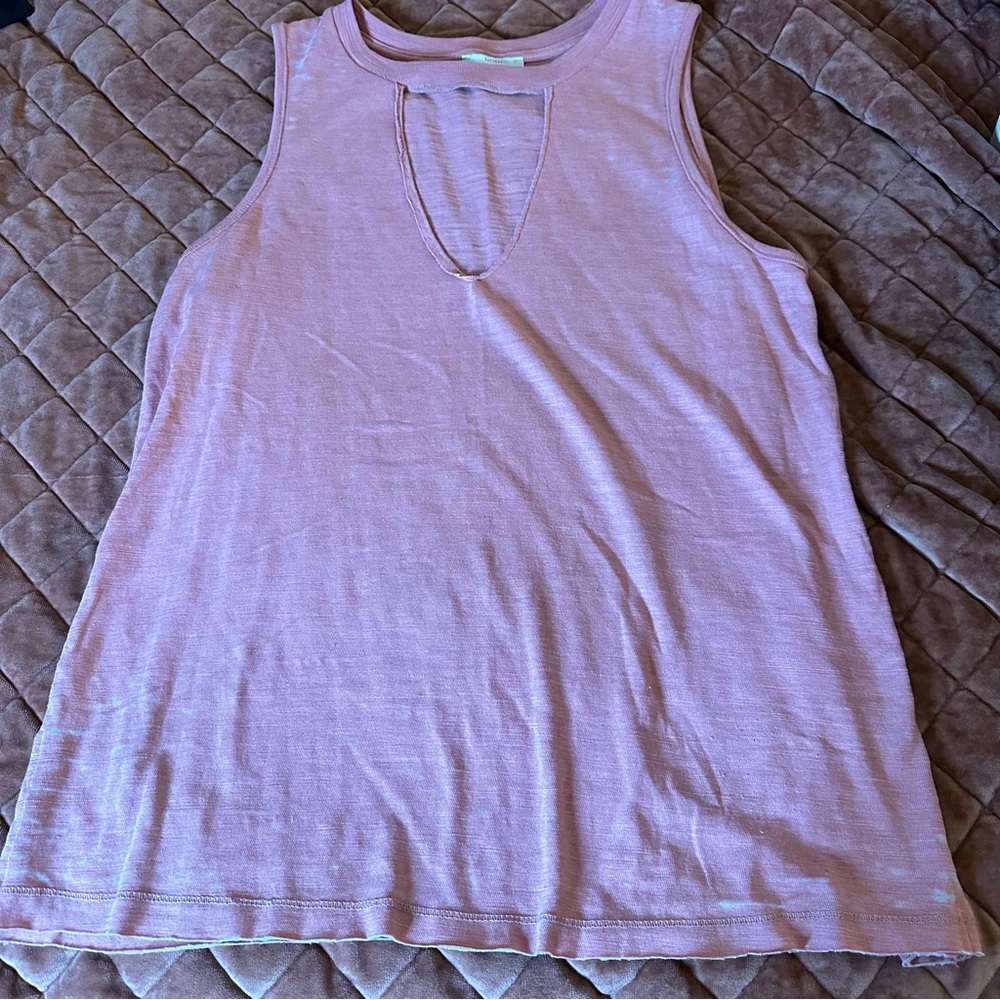 Lucky brand peach cut out tank
